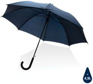 23" Impact AWARE RPET 190T standardi auto-open sateenvarjo, tummansininen liikelahja logopainatuksella